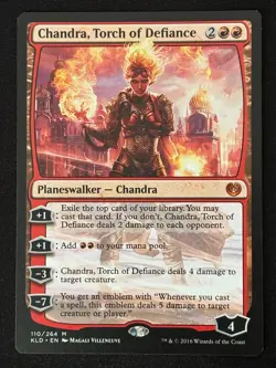 1x MTG Chandra, Torch of Defiance - Kaladesh (KLD) #110 - Magic the Gathering - Image 3