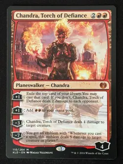 1x MTG Chandra, Torch of Defiance - Kaladesh (KLD) #110 - Magic the Gathering - Image 5