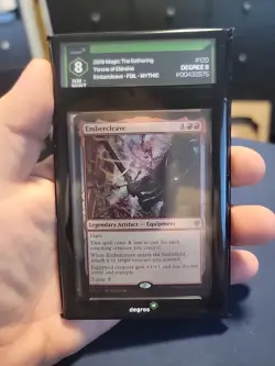 Embercleave Throne of Eldraine Foil Degree Grading Graded 8 - Image 1