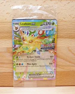 Pokemon Leafeon ex - (Prismatic Evolutions Stamp) 006/131 (Sealed Promo) NM - Image 1