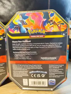 Pokemon - Mega Charizard ex Tins X + Y ascended heroes New & Sealed IN HAND x2 - Image 4