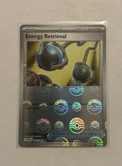 2025 Pokemon White Flare Energy Retrieval Reverse Holo Poke Ball #082/086 - Image 1