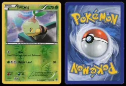 Turtwig 1/135 Reverse Holo Common Plasma Storm Pokemon LP - Image 3