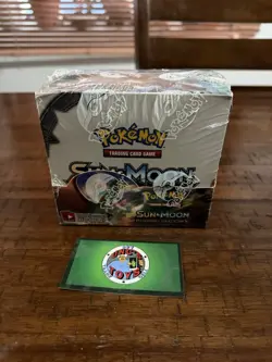 Pokemon Sun & Moon Burning Shadows Booster Box Factory Sealed - Image 1