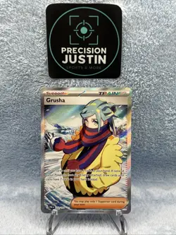 Grusha 253/193 Ultra Rare Pokemon Paldea Evolved Full Art Supporter - Image 1