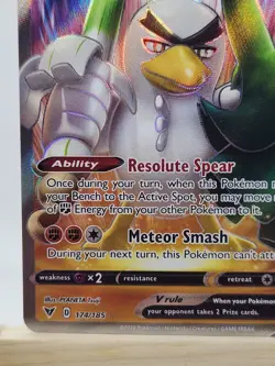 Pokemon Galarian Sirfetch'd V 174/185 Full Art Ultra Rare Holo Vivid Voltage TCG - Image 2
