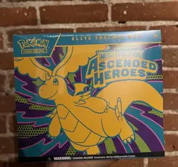 Pokemon Elite Trainer Box Mega Evolution Ascended Heroes Dragonite TCG - Image 1