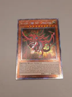 Slifer The Sky Dragon Platinum Secret Rare RA04-EN117 Yugioh - Image 2