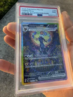 Pokemon 2025 Umbreon ex 161/131 SIR Prismatic Evolutions MINT PSA 9 - Image 1
