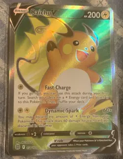 Pokemon - Raichu V - 158/172 Brilliant Stars - Ultra Rare Full Art - NM - Image 1