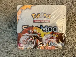 Pokemon Sun & Moon Booster Box - Small Tear On Bottom Of Box (see picture) - Image 2