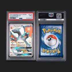 * PSA 9 * 2019 POKEMON SUN & MOON HIDDEN FATES #SV49 /CHARIZARD GX HIDDEN FATES - Image 3