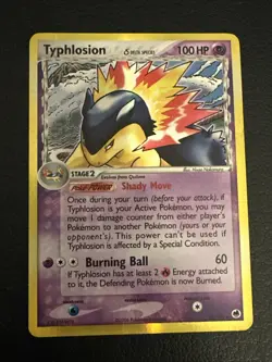 Pokemon - Typhlosion (Delta Species) - 12/101 - Dragon Frontiers - Reverse Holo - Image 1