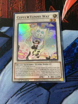 Yugioh Justice Hunters - Cupsy Yummy Way - Super Rare - JUSH-EN019 - Image 1