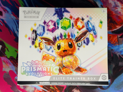 Prismatic Evolutions Factory Sealed ETB Elite Trainer Box Pokemon TCG - Image 1
