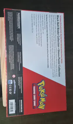 Pokemon TCG Black Bolt Flare Binder & Poster Collection Box Factory Sealed - Image 2