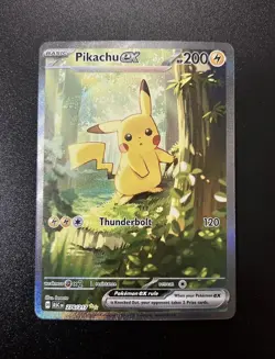 Pikachu EX 276/217 SIR Ascended Heroes Pokemon English IN HAND - Image 1