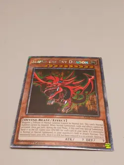 Slifer The Sky Dragon Platinum Secret Rare RA04-EN117 Yugioh - Image 1