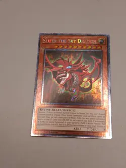 Slifer The Sky Dragon Platinum Secret Rare RA04-EN117 Yugioh - Image 2