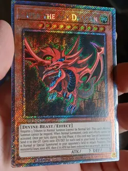 Slifer The Sky Dragon Platinum Secret Rare RA04-EN117 Yugioh - Image 3