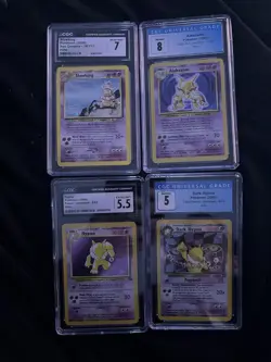 Pokemon CGC Alakazam Slowking Hypno Holo Rare Vintage Collection - Image 1