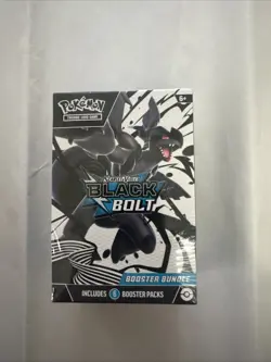 Pokemon TCG Scarlet & Violet Black Bolt Booster Bundle Factory Sealed - Image 1