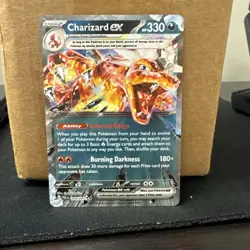 Charizard EX 054/091 Paldean Fates Ex Pokemon Near mint Ships fast - Image 1