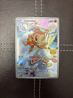 Pokemon TCG - Chimchar - MEP 041 - Mega Evolution Promo - NM Illustration Rare - Image 1