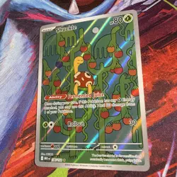 Shuckle 136/132 Illustration Rare ME01: Mega Evolution Pokemon TCG NM - Image 2