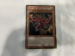 SLIFER THE SKY DRAGON GOLD SECRET RARE NEAR MINT FIRST EDITION PGLD-EN032 YUGIOH - Image 1