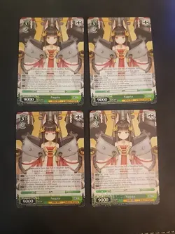 Weiss Schwarz Azur Lane Sakura Empire - Nagato RR Foil #AZL/S102-E037 RR ENG (4) - Image 1