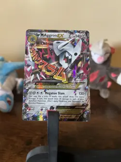 Mega Aggron EX 94/160 XY - Primal Clash Holo Pokemon Card TCG 2015 - Image 1