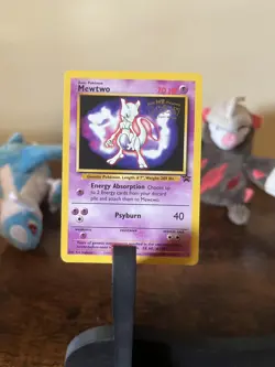 Mewtwo (Pokemon Movie Promo) 03/53 WOTC Promo Gold Stamp Rare Pokemon Card 1999 - Image 1