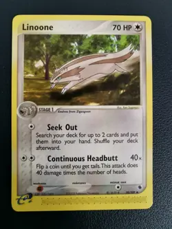 Pokemon Card Linoone 38/109 EX Ruby & Sapphire Uncommon - Image 1