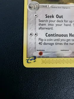 Pokemon Card Linoone 38/109 EX Ruby & Sapphire Uncommon - Image 4