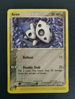 Pokemon Card Aron 25/109 EX Ruby & Sapphire Uncommon - Image 1