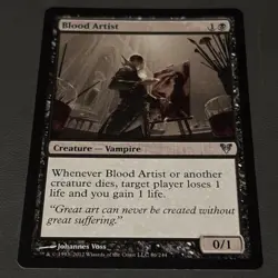 MTG Blood Artist Avacyn Restored #86 Free Shipping - Image 1