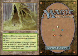 Magic the Gathering -MTG-Rushwood Grove - Image 1