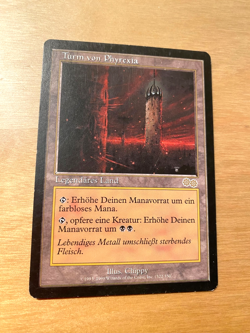 MTG Phyrexian Tower Urza's Saga Deutsch LP No.4 - Image 1
