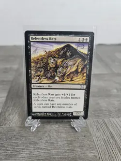 Relentless Rats 10th Edition 173/383 MTG Uncommon NM 2007 - Image 1