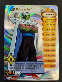 Dragon Ball Z CCG Piccolo HOLO FOIL Rare 197 LV1 Hi-Tech Card DBZ - Image 1