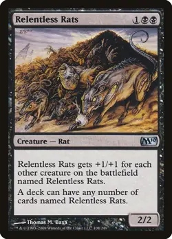 Relentless Rats [M10 - 108] - NM [Normal] TCG MTG - Image 1