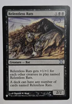 Relentless Rats The List Reprints Regular - Image 1