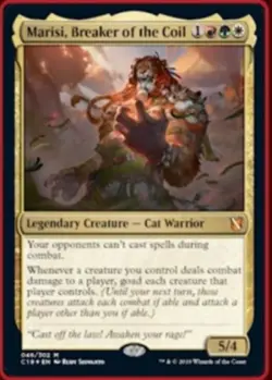 MTG Marisi, Breaker of the Coil - Foil, NM-Mint, English Commander 2019 - Image 1