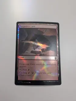 MTG - Forgotten Cave (Ripple Foil) - Commander: Modern Horizons 3 NM/M Condition - Image 1