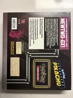 Pokemon Detective Pikachu Mewtwo-GX Sealed Pack Promo Oversized Booster 2019 - Image 2