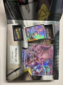 Pokemon Detective Pikachu Mewtwo-GX Sealed Pack Promo Oversized Booster 2019 - Image 3