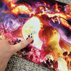 Pokemon TCG Charizard Playmat Card Game Trading Scarlet & Violet Gaming Mat - Image 3