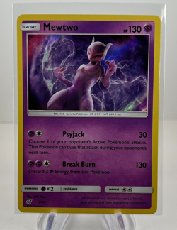 Mewtwo - 12/18 - Holo Rare Detective Pikachu Pokemon NM - Image 1