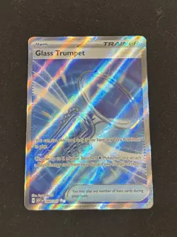 Pokemon Glass Trumpet ASC Ultra Rare Holo Trainer Item 260/217 Card - Image 2